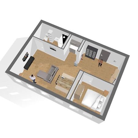 Апартаменти Hyper Centre - Wifi Fibre Gratuit - Jergweloh - Le New Yorkais Кан Екстер'єр фото