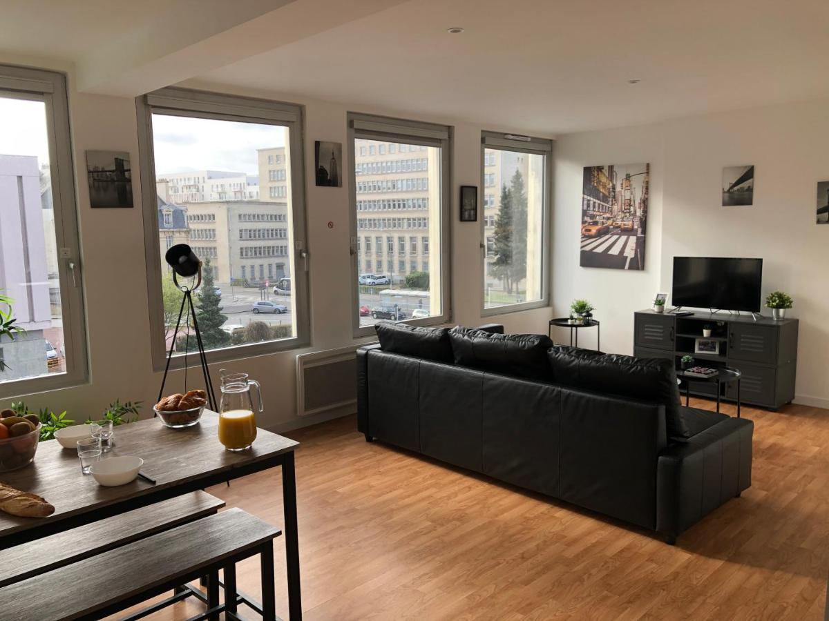 Апартаменти Hyper Centre - Wifi Fibre Gratuit - Jergweloh - Le New Yorkais Кан Екстер'єр фото