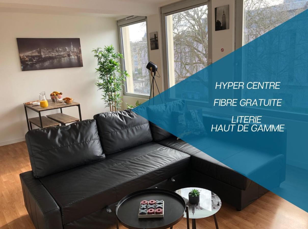 Апартаменти Hyper Centre - Wifi Fibre Gratuit - Jergweloh - Le New Yorkais Кан Екстер'єр фото